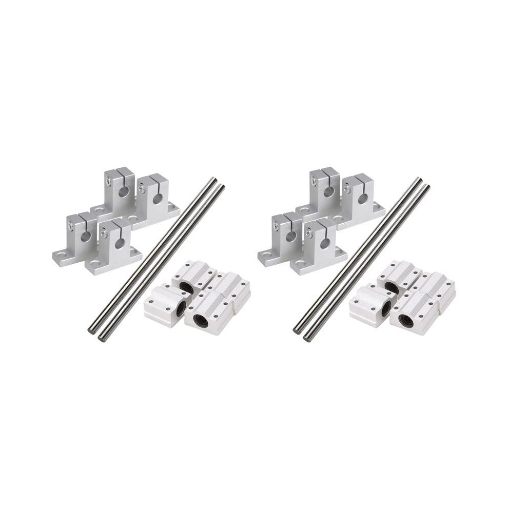 8X Horizontal Linear Bearing Slide Set 8Mm Dia Linear Motion Bearing Slide Bushing 200Mm Linear Shaft Optical Axis Set 6133266932595