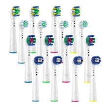 Replacement Brush Heads 16 Pack, Electric Toothbrush Heads Compatible with OralB 80009000 Series, Wide Compatibility