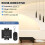 30A Single Channel Led Dimmer Controller with 3 Key Wireless Rf Remote Control for Single Color 5050 3528 Led Striplight 6