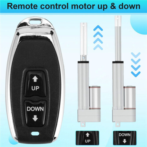 12V  Moteur à Courant Continu Actionneur LinéAire TéLéCommande Sans Fil Dpdt  Forward Reverse Multi-Function ÉLectrique Putter ÉLectrique 1