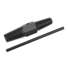 Double Head Carbon Steel Pipe Screw Extractor Tool for DN15 & DN20 Black