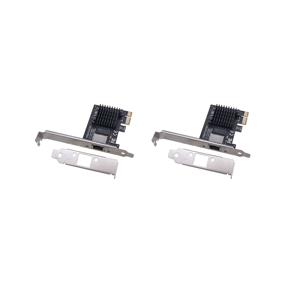 2X 100/1000M/2.5G Rj45 Network Adapter Rj45 Rtl8125bg Chipset Pcie Pci Express Network Lan Card Gold 6033075420552