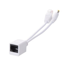 5X Passive Power over Ethernet PoE Adapter Injector + Splitter Kit 5V 12V 24V 48V