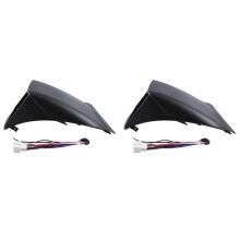 2X 9 Inch Car Radio Fascia for Pajero Sport L200 Triton 2008-2016 Dash Frame 2 Din Panel DVD