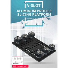 3X V-Slot Gantry Plate Set 20-80Mm met V-Slot Solid V Wheel POM Kit voor Profielen CNC Machine Deel 3D Printer Onderdelen