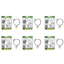 6X 8260 8260NGW WiFi Card+2XAntenna 2.4G/5Ghz 867M 4.2 NGFF M.2 WiFi Wireless Card Module for AC 8260