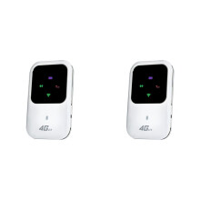 2X MiFi Pocket 4G WiFi Router 150Mbps WiFi Modem Car Mobile Wifi Wireless Hotspot with Sim Card Slot Wireless MiFi