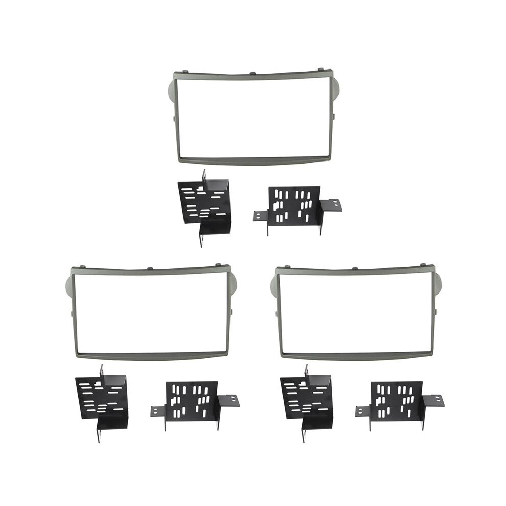 3X 2Din Car Radio Fascia For Starex/H1 Dvd Stereo Frame Plate Adapter Mounting Dash Installation Bezel Trim Kit 6031300658237