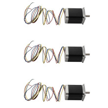 3X Nema 23 Cnc Stepper Motor 57x82Mm 3A 2.2N.M D= 8Mm 315Oz-in Nema23 Cnc Router Engraving Milling Machine 3D Printer