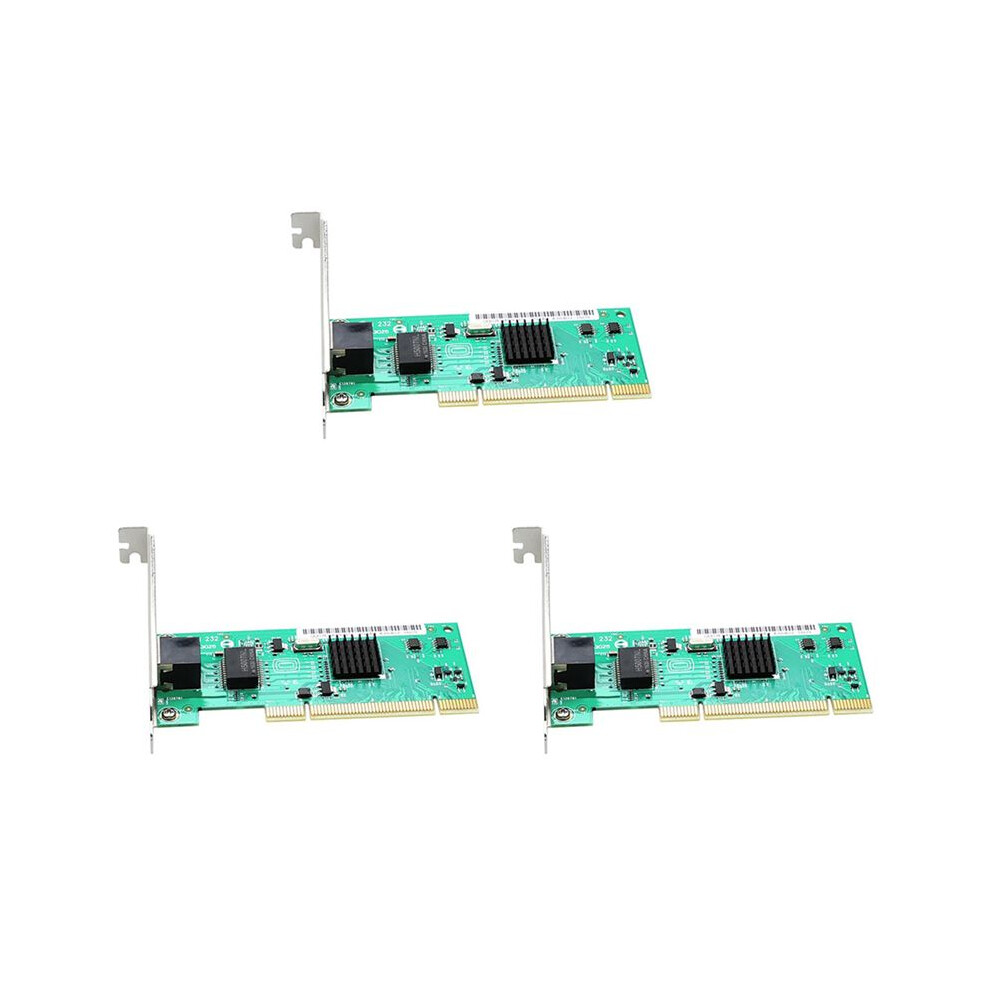 3X  82540 1000Mbps Gigabit PCI Network Card Adapter Diskless RJ45 Port 1G Pci Lan Card Ethernet for PC-image-OPC-PRXWHDB-NEW