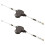 2X Universal Motorcycle Pull Wire Clutch Effort Saver Stunt Clutch Cable Easy System for    Black 1