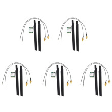 5X Dual Band Wireless for 9560 AC 9560NGW 1.73Gbps Wifi 802.11Ac 5.0 Wlan Card with MHF4 UF.L Antennas