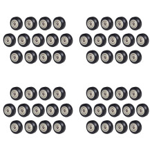 [52Pcs]3D Printer POM Pulley Wheels 625Zz Linear Bearing Ulley Passive Round Wheel Roller for  CR10, 3