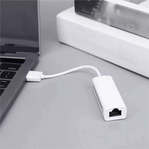 2X Network Card USB Type-C to Rj45 100M Driver-Free Network Card Converter Network Cable Adapter Ethernet Adapter B 2