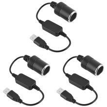 3X USB 5V Naar 12V Converter, Voeding voor Tachograaf, Lichtere USB Naar Lichtere Converter
