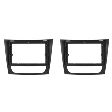 2X 2Din Car CD DVD Frame Audio Fitting Adaptor Dash Trim Kits Facia Panel 9 INCH for E-Class W211 1999-2007