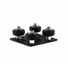 3X 3D Drucker Aluminium 2020 V-Slot Plate Slide für Profile V-Slot Five Roulette