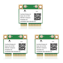 3X 1200Mbps 4.2 PCI-E Wifi-Kaart MC-AC7265 Draadloze Netwerkkaart 7265 802.11ac 2.4G 5Ghz voor Laptop 7260HMW