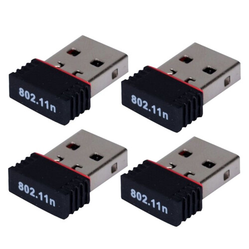 4X New Realtek USB Wireless 802.11B/G/N Lan Card Wifi Network Adapter RTL8188