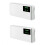 2X 8 Channel Concentrator Hub Controller Electric Valve Control Box for Underfloor Heating System Temperature Controller 1