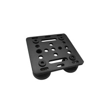2X Accessoires D'Imprimante 3D 2020 Poulie ProfiléE en Aluminium à Rainure en V Kit de Plaque de Portique de Construction à Fente en V