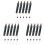 15PCS PV Solar Panel Connector Male/Female 30A Built-in Diode Inline Fuse Solar Wire Connectors Waterproof Anti-Backflow 1