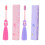 Kids Toothbrush Set Soft Bristle Gentle Clean Cartoon Design Replaceable Head Ergonomic Grip 1