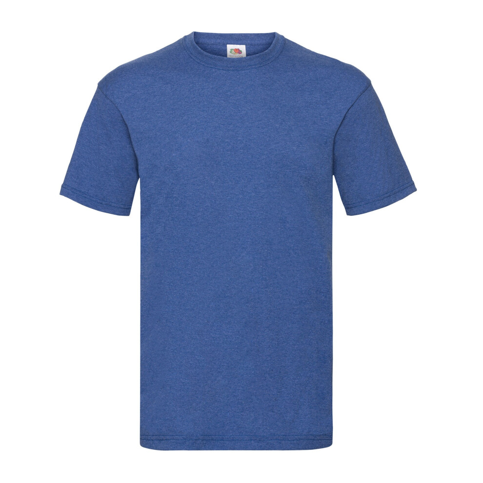 Fruit Of The Loom (Xl, Retro Royal) Mens Valueweight Heather T-Shirt Multicoloured