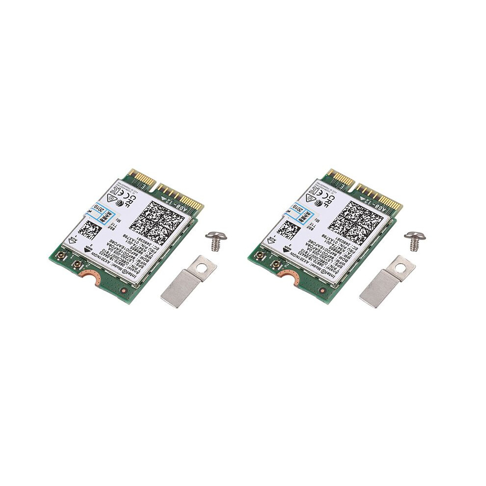 2X For Wi-Fi 6 Ax201 5.0 Dual Band 2.4G/5G Wireless Ngff Button E Cnvi Wifi Card Ax201ngw 2.4Ghz 4713920653961