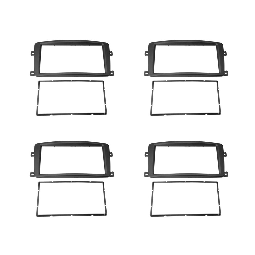 4X 2 Din Car Radio Fascia Dvd Player Panel Kits Stereo Dash Frame For C Clk G Class Viano W203 W209 W463 6031581647906