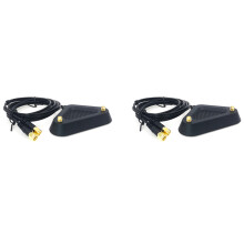 2X 2.4G/5G Dual Frequency Extension Cable Wifi Router Wireless Network Card Connector Adapter Magnetic Suction Base