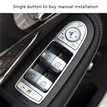 3X Interrupteur à Bouton de Lève-Vitre Intérieur de Voiture pour Classe C W205 C180 C200 C260 C300 C63 W204 2