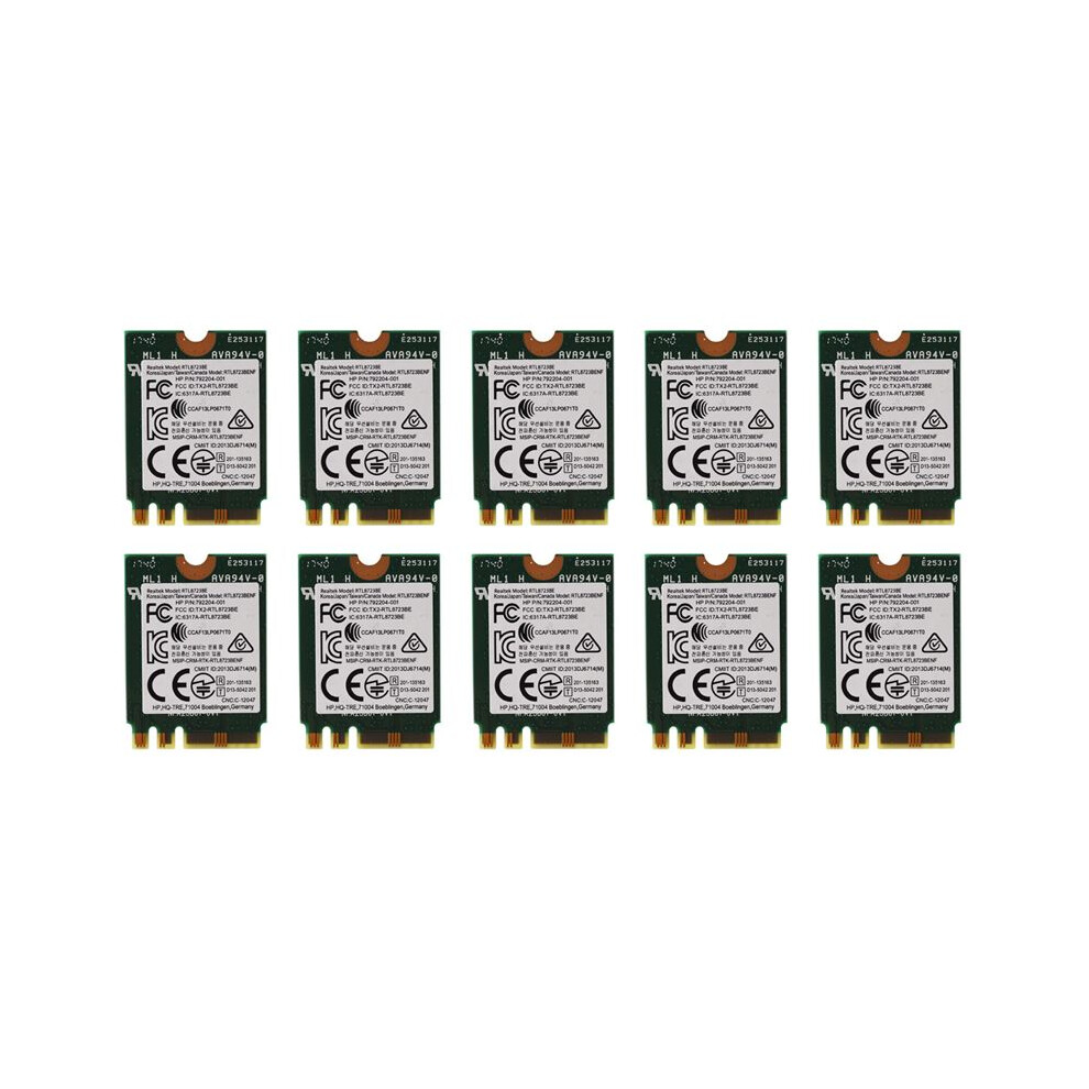 10X Wireless Adapter For Realtek Rtl8723be 802.11N Wifi Card 4.0 Ngff Card Sps 843338-001 300Mbps 6031011435189