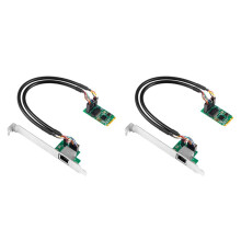 2X 2.5G Base-T Gigabit Netwerkadapter I225 Chip 2500Mbps M.2 B/M Sleutel Tot PCIe 2.5Gb Ethernetkaart RJ45 LAN Controllerkaart