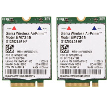 2X Network Card, EM7345 4G LTE WWAN Card Module for  X250 X1C W550 T450 X240 T440 Support for LTE/HSPA+ /EMEA