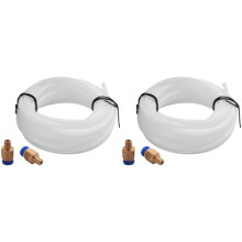 5 Meters PTFE PTFE Bowden Tube with 4PCS PC4-M6 Fitting for 1.75mm Filament 3D Printer Bowden Hotend