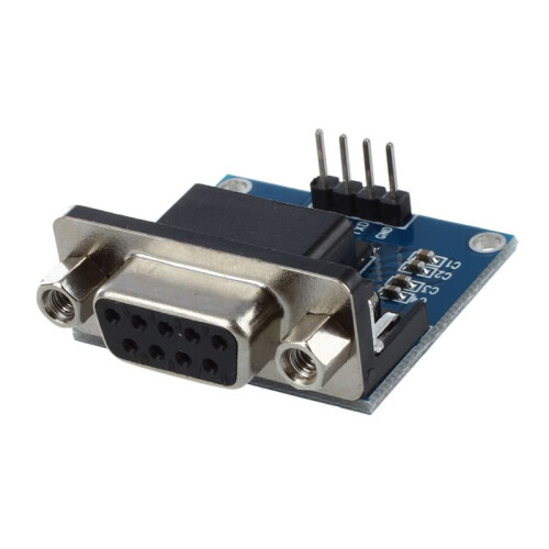 MAX3232 RS232 Puerto Serial A TTL Modulo Convertidor DB9 Conector with 16 Cable de Puente 1