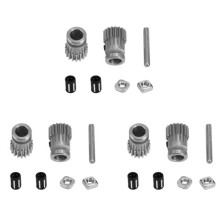 3X 3D Printer MK3 Drive Gear Extruder Dual Gears Kit Drive Gears Extrusion Wheel for Upgrade Prusa I3 MK2 MK2S