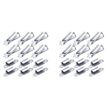 24Pcs Glass Bed Spring Turn Clips for 3 Pro, 3S, 5 Pro,CR-20 PRO,CR-10S Pro 3D Printer