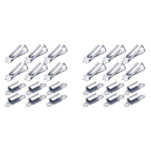 24Pcs Glass Bed Spring Turn Clips for   3 Pro,  3S, 5 Pro,CR-20 PRO,CR-10S Pro 3D Printer