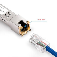 SFP Modul RJ45  Gbic 10/100/1000 Anschluss SFP Kupfer RJ45 SFP Modul Gigabit Ethernet Port 4 Stück