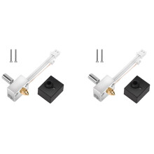 2X Kit de Bloc Chauffant S1 Spirit Hotend 24V 40W pour Imprimante 3D -3 S1 CR-10 Pro avec Extrudeuse Sprite A