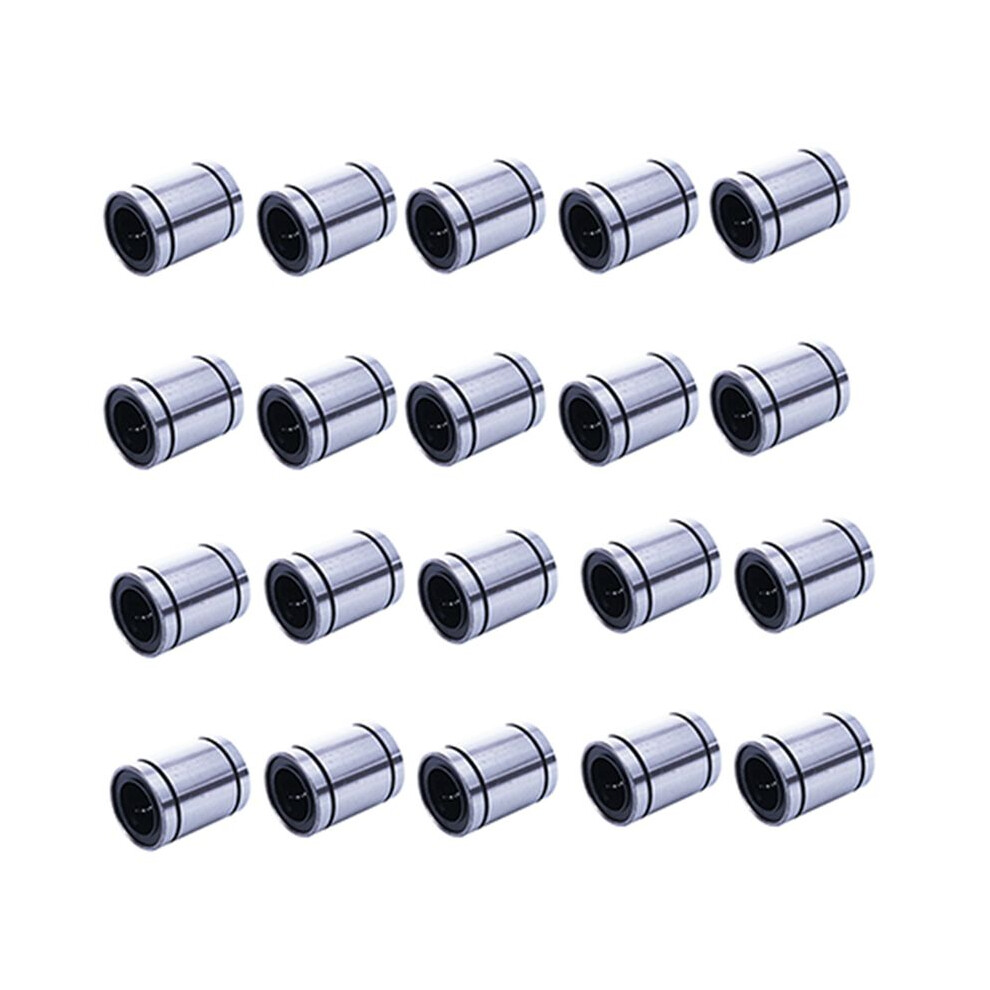 20X Lm20uu 20Mm Inside Dia Linear Motion Bush Bearing Bushing Silver 6032542485810