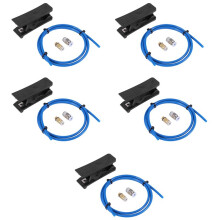 5X dla Capricorn PTFE Bowden Tubing XS Series 1M i Obcinak do Rur do Drukarki 3D Filament 1,75mm z Mocowaniem PC4-M6 i PC4-M10