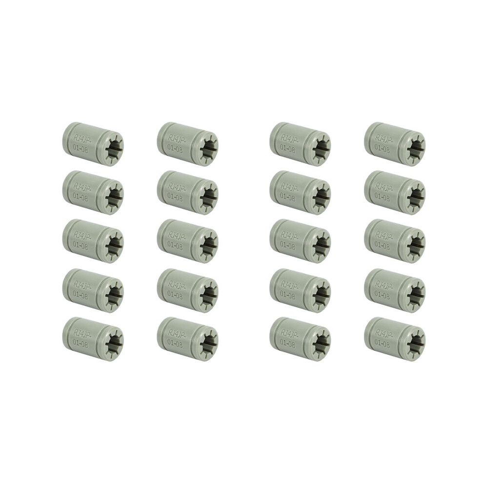20Pcs Plastic 8 Mm Linear Anet Bearing Same As Rj4jp-01-08 Bearing For Anet A8 Prusa I3 3D Printer 6033222732347