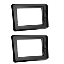 2X 10 Zoll Funk Blenden für XRV HRV WRV VEZEL 2015-2018 2 Din DVD Stereo Panel Dashboard Installations Rahmen