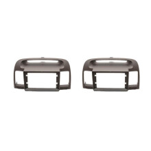 2X Painel Estéreo de 9 Polegadas 2Din para Rádio de Carro para Montagem de Painel de Carro Duplo Din CD DVD Quadro para Camry 5 2001-2006