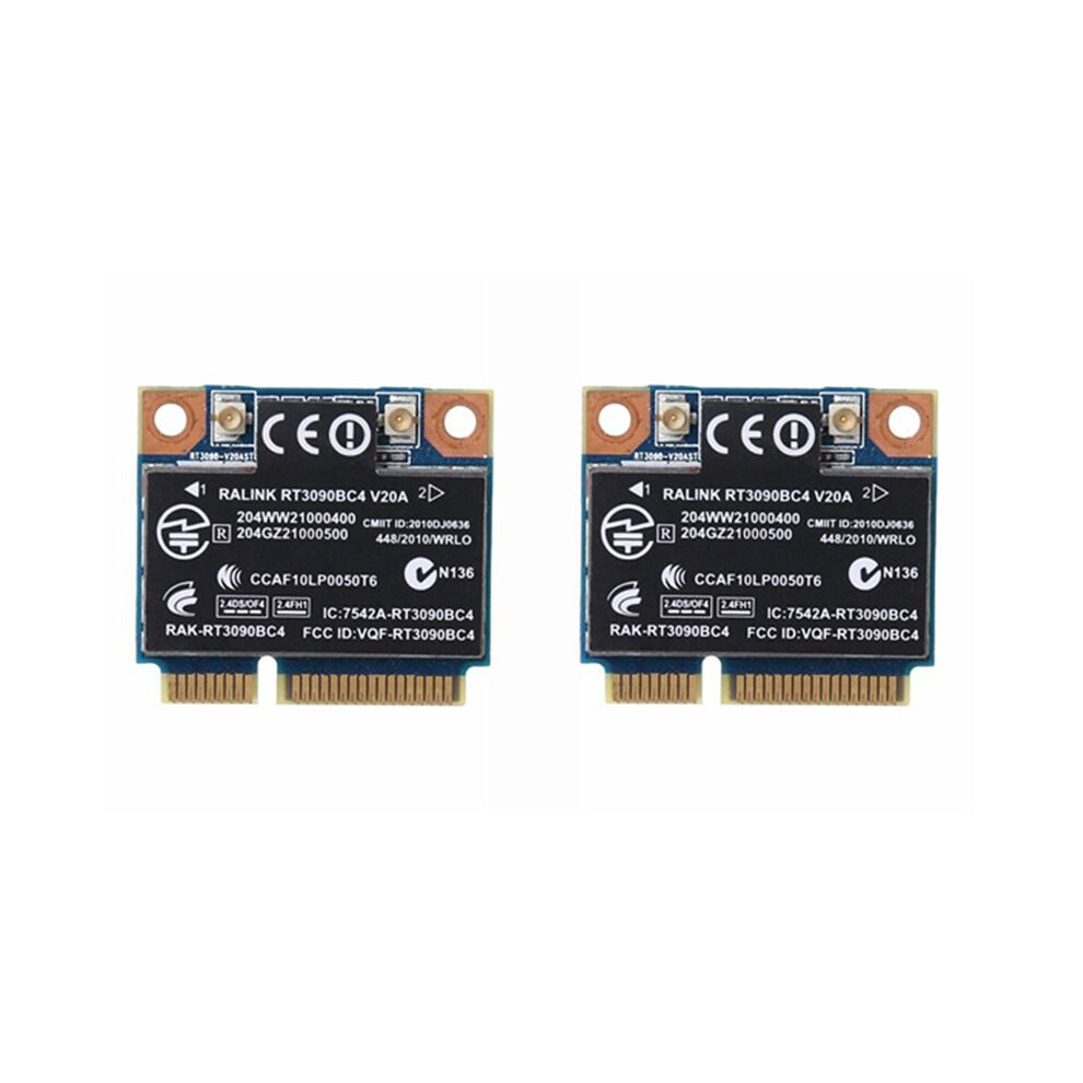 2X Wireless Network Card 300M Wifi Wlan 3.0 Pci-E Card For Rt3090bc4 Probook 6033725987138