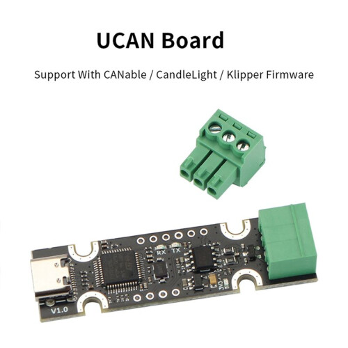 2X 3D Printer UCAN Board Based  STM32F072 USB to CAN Adapter Support with for CAnable / CandleLight / Klipper Firmware 2