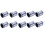 10X LM20UU 20mm Inside Dia Linear Motion  Bush Bearing Bushing Silver 1